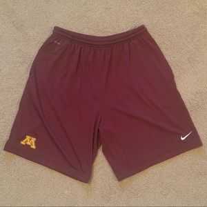 University of Minnesota Nike Athletic Shorts